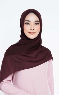 Hijab Polos Sana Coffee Scarf