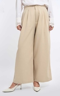 Celana Kami Adia Wide Pants Beige