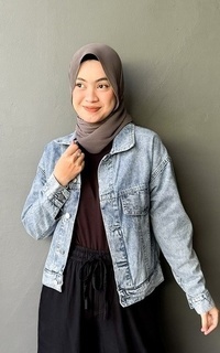 Jaket Bianca Jacket (Jaket Jeans Oversized)