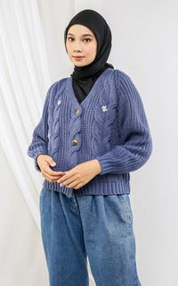 Sweater Cunnary Sweater - Navy Flower