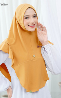 Hijab Polos Airin Bergo/NONPAD