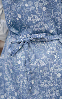 Gamis Arabella cotton dress gamis biru busui Biru-746219