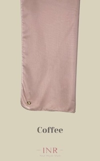 Hijab Instan INR Hijab Voal Baby Paris Premium Segi Empat Polos Coffe-746243