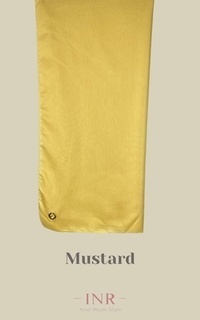 Hijab Instan INR Hijab Voal Baby Paris Premium Segi Empat Polos Mustard-746248
