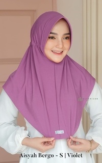 Hijab Polos Aisyah Bergo - Size S