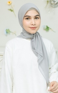 Hijab Polos Rara Plain Paris Japan Unfinished