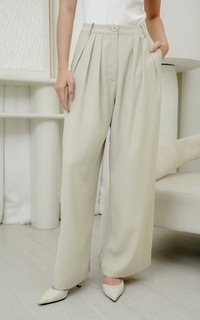 Pants Kathy Wide Leg Pants - Sand