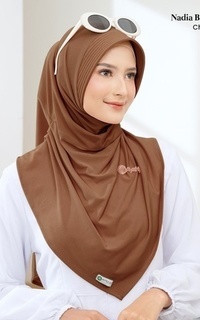 Plain Scarf Nadia Bergo - Size S PAD Chesnut-746751