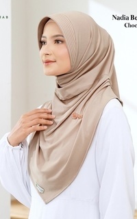 Plain Scarf Nadia Bergo - Size S PAD Chocofloat-746752