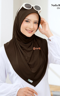 Plain Scarf Nadia Bergo - Size S PAD Chocolate-746753