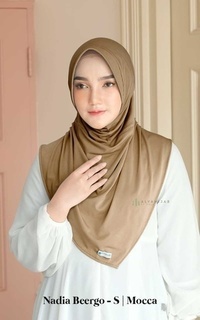 Plain Scarf Nadia Bergo - Size S PAD Mocca-746765