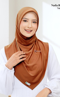 Plain Scarf Nadia Bergo - Size S PAD Terracotta-746778
