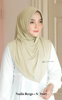Plain Scarf Nadia Bergo - Size S PAD Ivory-746790