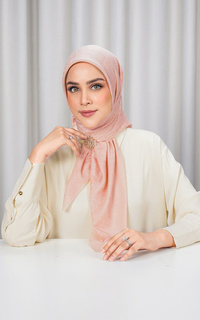 Hijab Motif Everyday Tapis Embossed 2.0 - Mellow Rose