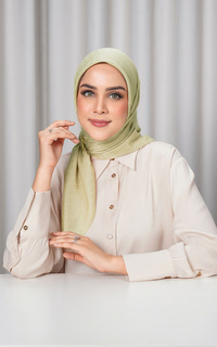 Hijab Motif Everyday Tapis Embossed 2.0 - Pale Olive