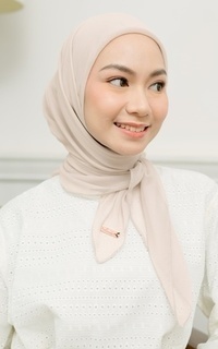 Plain Scarf Kirana Paris Plain Japan Baby Nude-749085