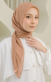 Plain Scarf Kirana Paris Plain Japan Brown Sugar-749282