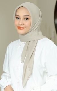 Plain Scarf Kirana Paris Plain Japan Whisper Green-749283