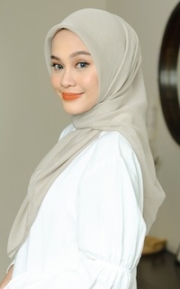 Plain Scarf Kirana Paris Plain Japan Whisper Green-749284