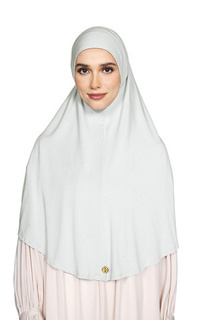 Hijab Instan Lulu Instant - Light Grey