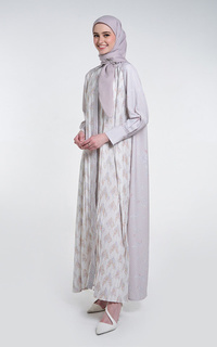 Long Dress Kami Moza Pleated Dress Cashmere Blue