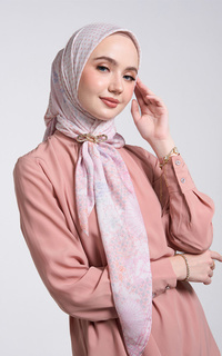 Hijab Motif Kami Nuansa Signature Scarf Powder Pink