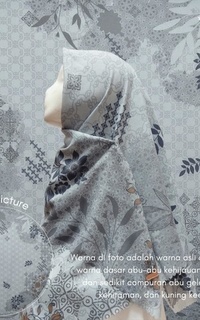 Printed Scarf Voal Signature Premium - Sparkling (Motif Series by Zilkalabel)