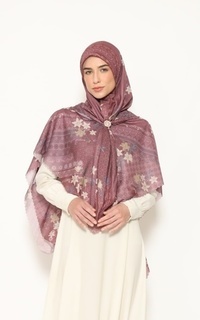 Printed Scarf [Hessya] Fanisha Scarf Series -  Pecan