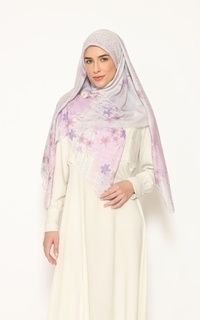 Printed Scarf [Hessya] Fanisha Scarf Series -  Grey