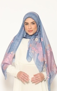 Hijab Motif [Hessya] Fanisha Scarf Series - Blue