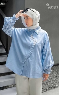 Kemeja Taalea Shirt Baby Blue