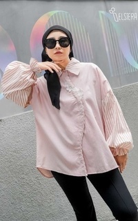 Kemeja Taalea Shirt Baby Pink