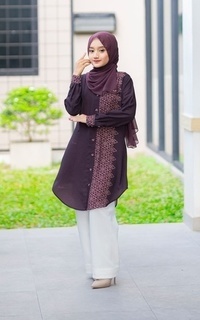 Tunik Maetha - Tunik Atasan Wanita Motif Benezia Series