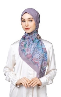 Printed Scarf Skyline Series - Bauhinia