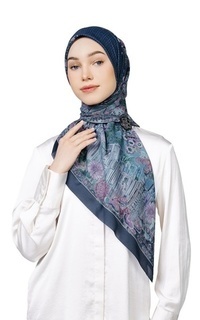 Printed Scarf Skyline Series - Bay