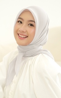 Plain Scarf Kirana Paris Plain Japan Light Grey-756229