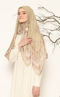 Printed Scarf [Hessya] Ishani Scarf Series - Gold