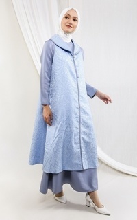 Long Dress Gamis GSE Biru