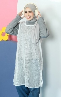 Vest Mybamus Outer Brukat Lace For Dress