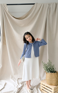 Cardigan FS - LUNA CARDIGAN RIB KNIT KIDS - XL