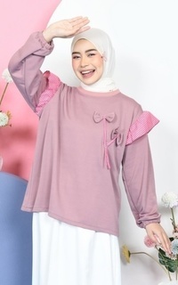 Blouse Mybamus Saskya Sweatshirt With Ribbon