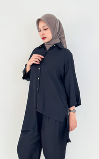 Setelan Devina Set (Setelan Daily Wear) Hitam Black-766371