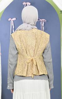Vest Mybamus Widi Vest Brukat Kondangan Outer Lace Butter M19267 R21S6-767856