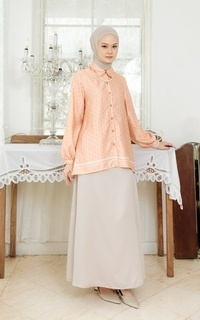 Blouse Signature Fanny Blouse 705.51369.51 Orange-770926