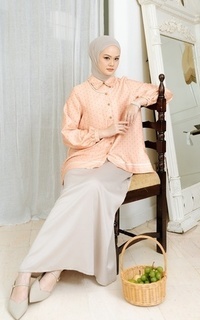 Blouse Signature Fanny Blouse 705.51369.51 Orange-770927