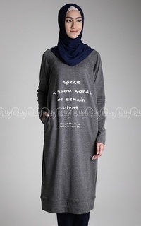 Sweater Sweater Quotes Dark Grey-79421