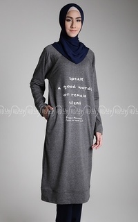 Sweater Sweater Quotes Dark Grey-79425