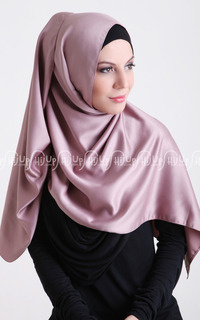 Scarf Satine Silk Scarf purple-830
