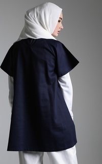 Blouse Zeze Top Navy-91689