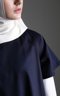 Blouse Zeze Top Navy-91691